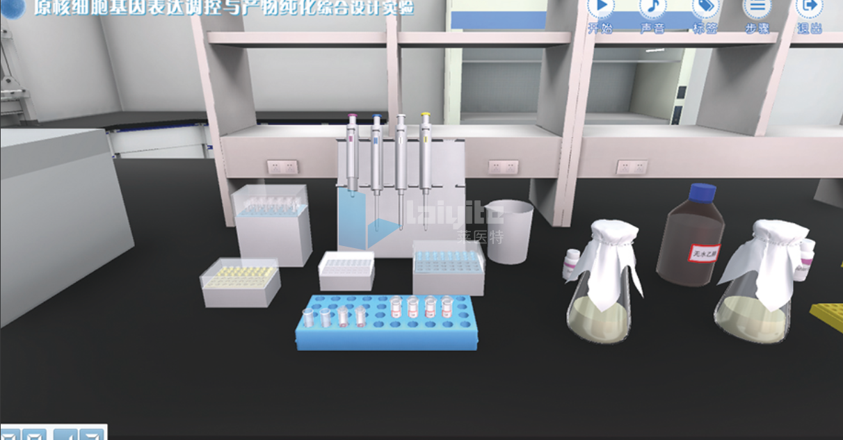 目的基因在原核细胞中的表达调控及产物纯化虚拟仿真实验